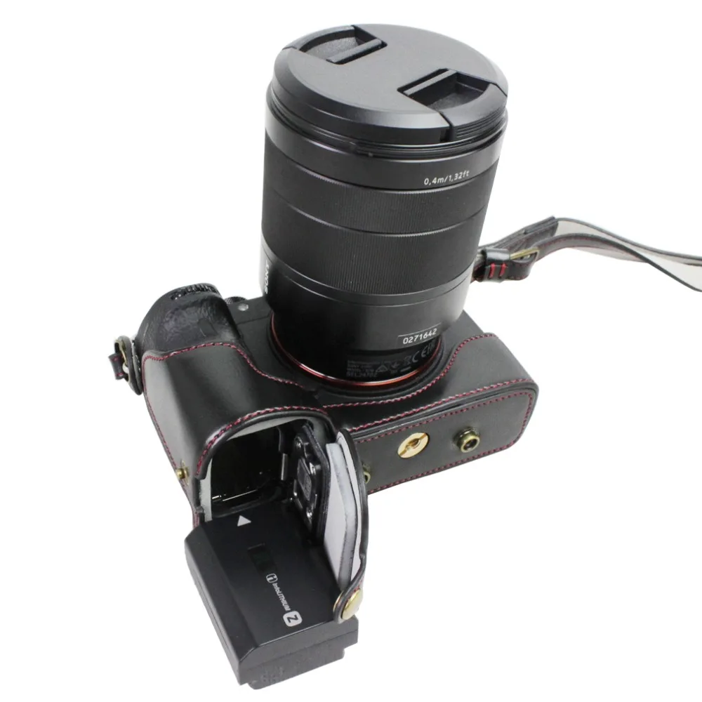 Полный pu кожаный чехол сумка для камеры Coover для sony A9 a9 A7III A7M3 A7RIII A7RM3 A7 III Markiii A73 slr с ремешком для батареи