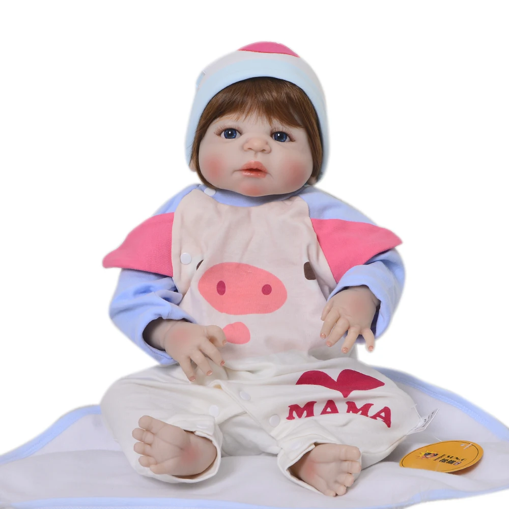 

Bebes Reborn кукла 22 дюймов силиконовая кукла реборн девочка детские игрушки 55 см новорожденный реалистичный реалиста для девочки дети подарок и...
