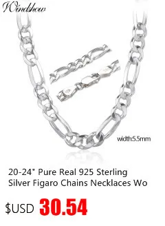 1"-28" стерлингового серебра 925 круги Rolo Chain Цепочки и ожерелья Для женщин Девушка Италия Jewelry Kolye ожерелье collane колье кеттинг sieraden