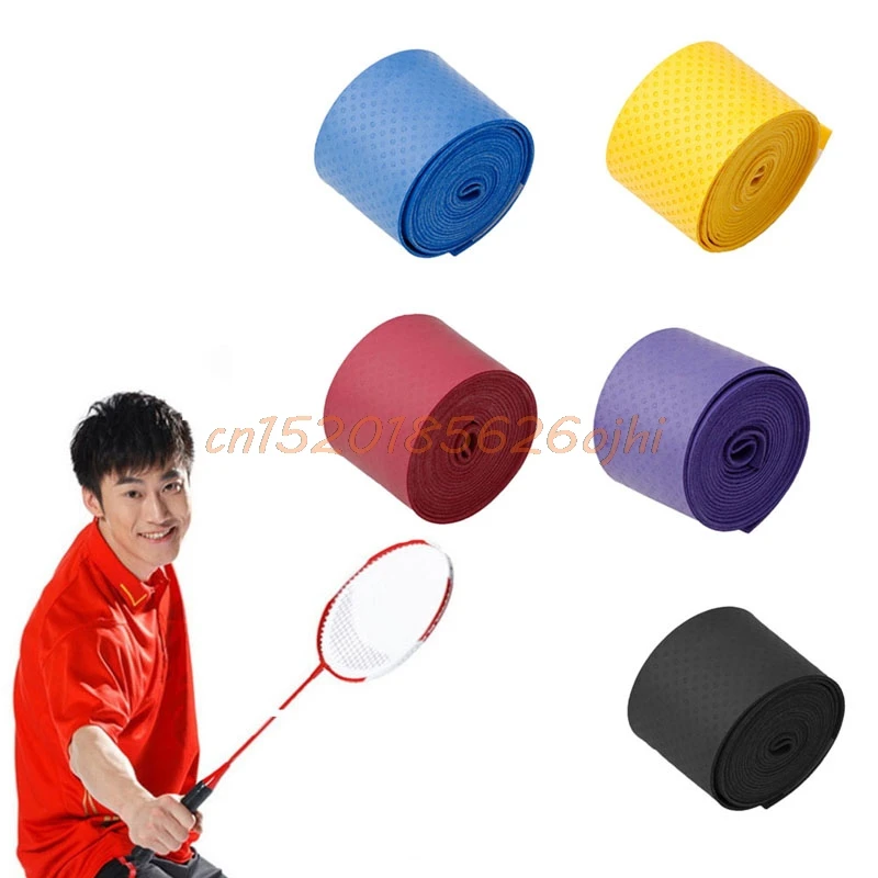OOTDTY Absorb Sweat Breathable Anti-Slip Racket Bat Overgrip Roll Tennis Badminton Band | Спорт и развлечения