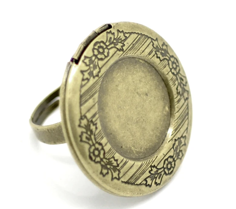 

DoreenBeads Copper Adjustable Rings Round Antique Bronze 24.0mm ) 17.5mm( 6/8")(US ) 1 Piece Hot new