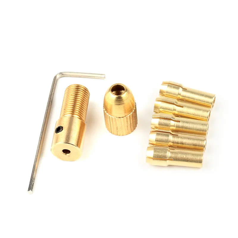 Hot 1.0-3.0mm Mini Drill Chuck Kit Micro Twist Electronic Dremel Keyless Adapter with 1Pc Wrench Tool Clamp | Инструменты