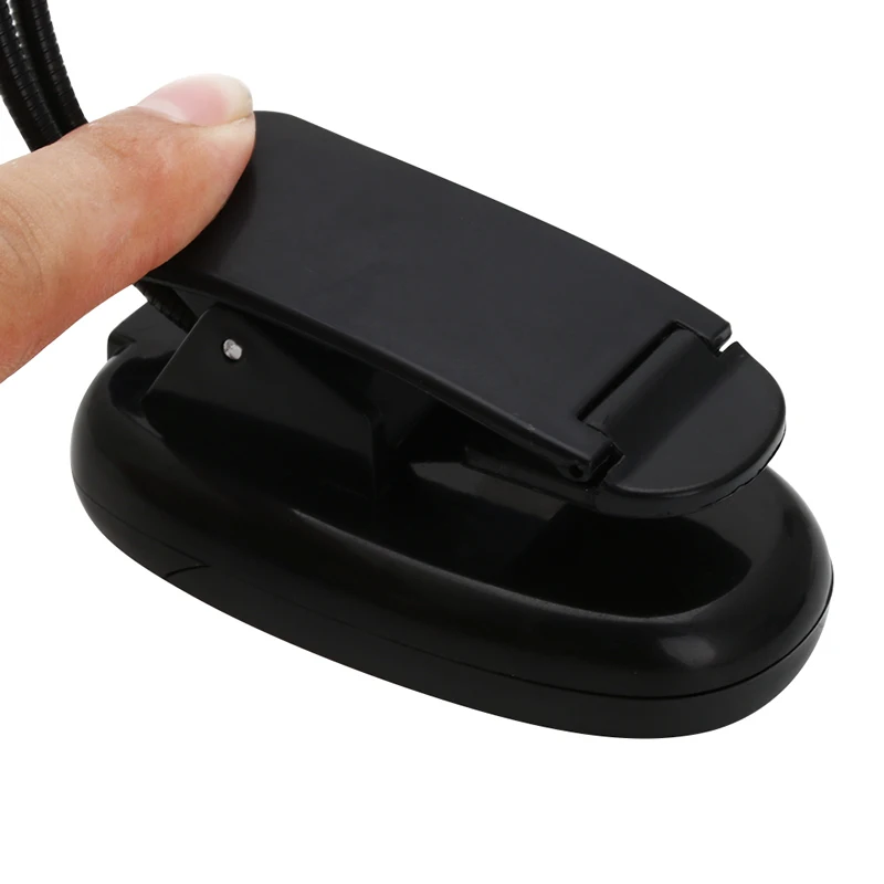 1 шт. USB зарядка однорычажный фонарь для чтения с зажимом лампа закладок