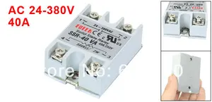 Voltage Resistance Regulator Solid State Relay SSR-40VA 40A 24-380V AC 500 Kohm