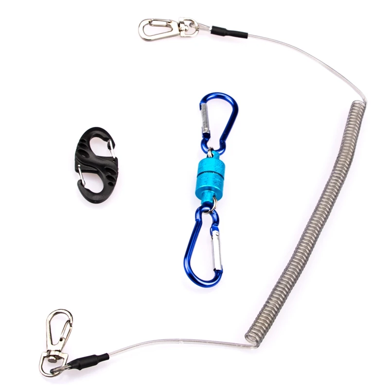 Fishing Tackle Accessories Set Lanyard Ropes + Magnetic Buckle 8-Shape Fast For | Спорт и развлечения