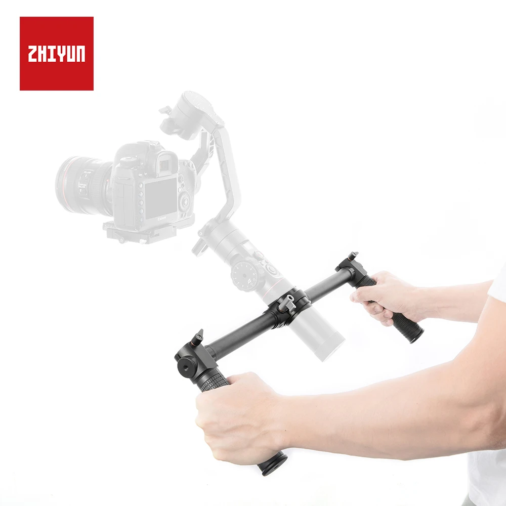 ZHIYUN оригинальный кран 2 двойная ручка расширенный ручной с 1/4 винтовым отверстием