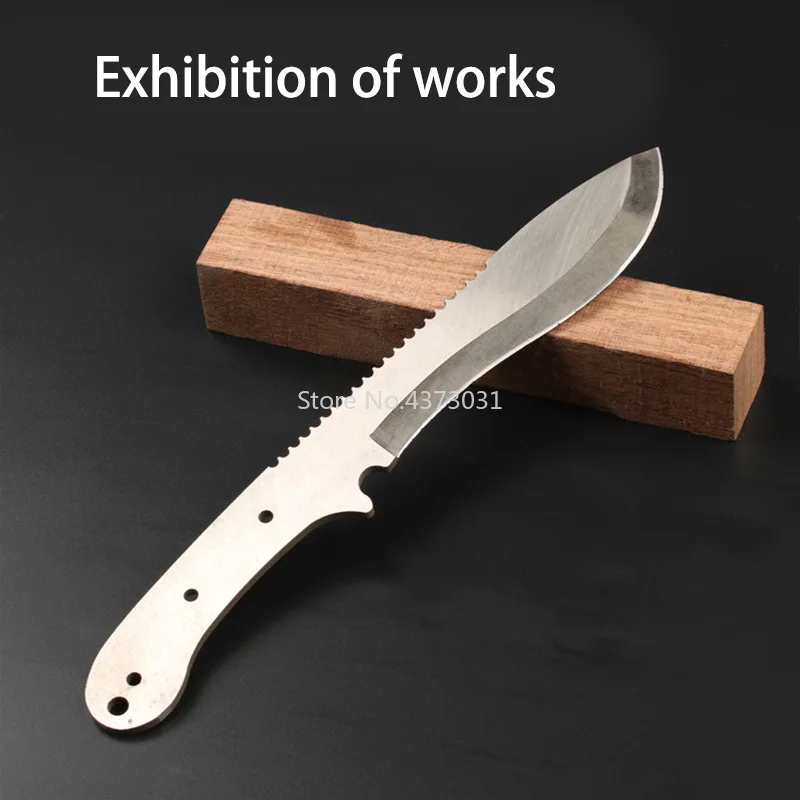 

Thickness 4mm HSS steel Make Multipurpose Knife Chopper Kitchen fruit knife blank steel heat Treated HRC61 Length 200mm