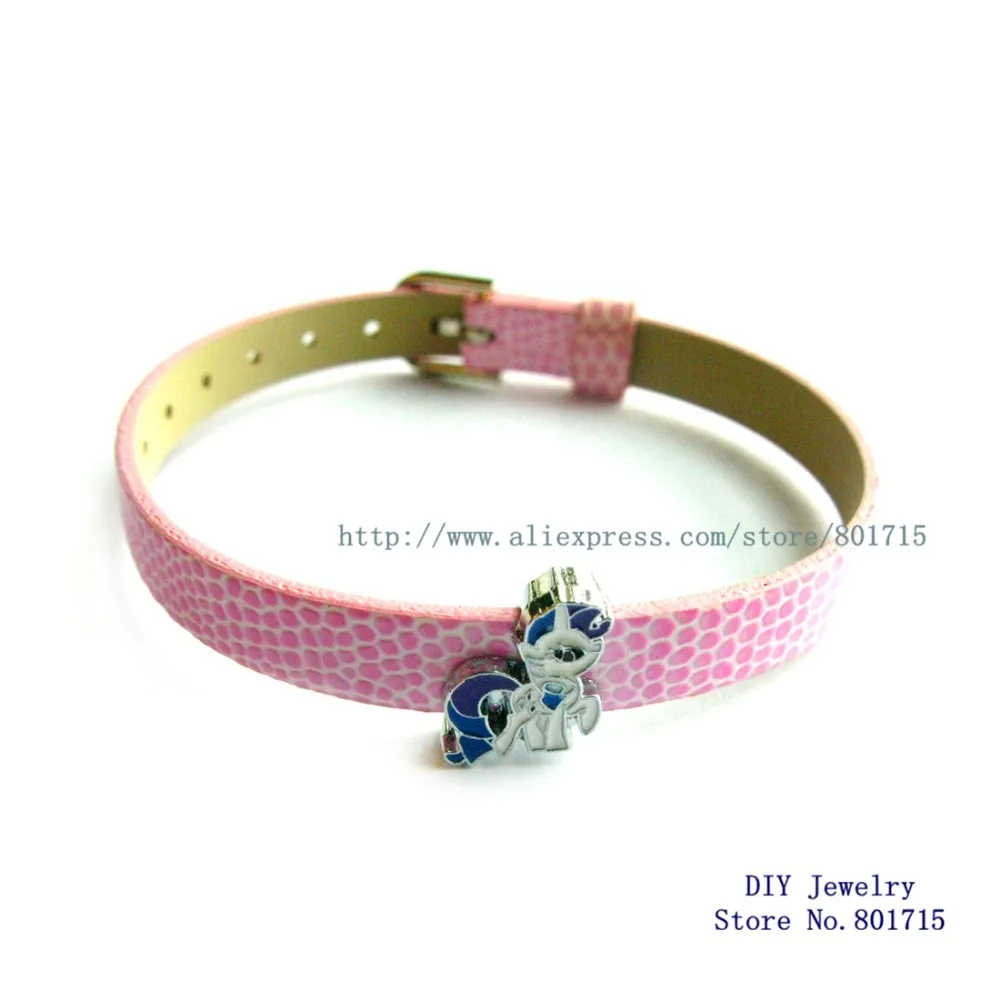 100 шт. 8 мм шармы для слайдов Мультяшные персонажи лошадь оптовая продажа DIY