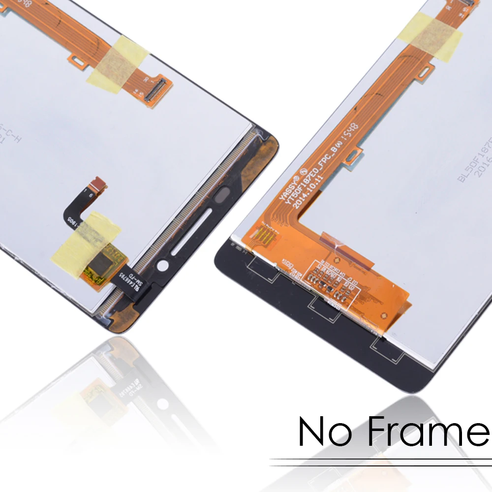 Оригинальный 5 0 &quotдисплей для планшета LENOVO A6000 LCD сенсорный экран с рамкой Lenovo