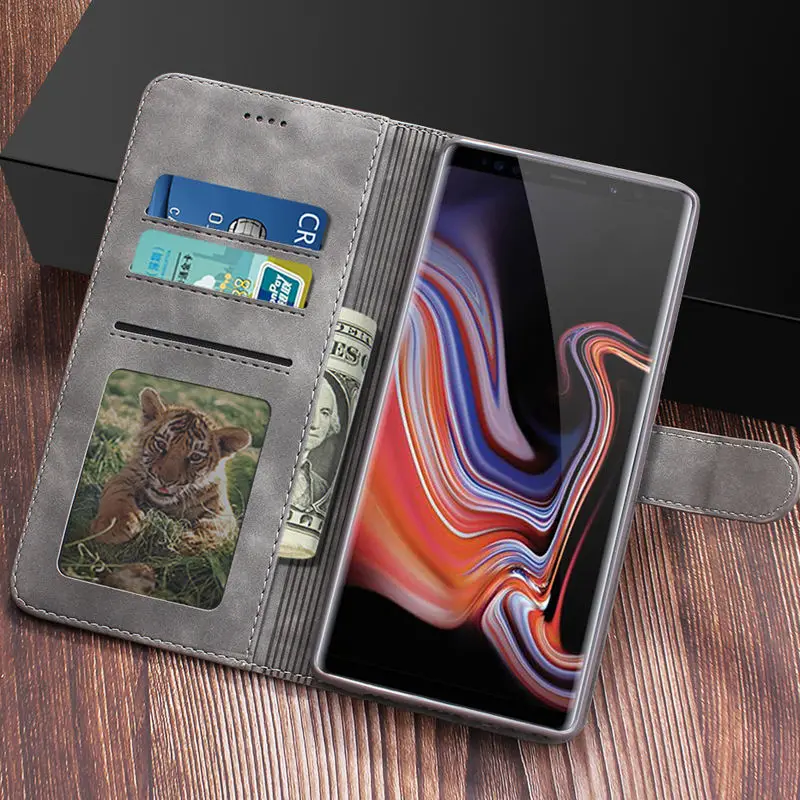 Чехол-книжка с откидной крышкой для samsung galaxy Note 8, роскошный кожаный чехол-кошелек для телефона samsung galaxy Note 9, чехол для samsung Note 8 9