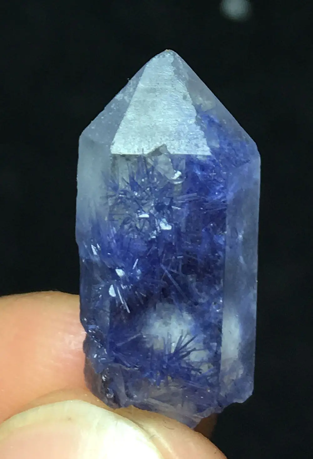 9ct новый натуральный прозрачный красивый синий дюмортиерит образец