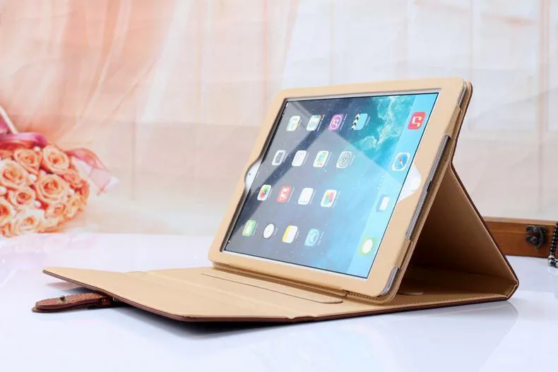 Высококачественный кожаный чехол для iPad Air 2 винтажный Стильный из искусственной