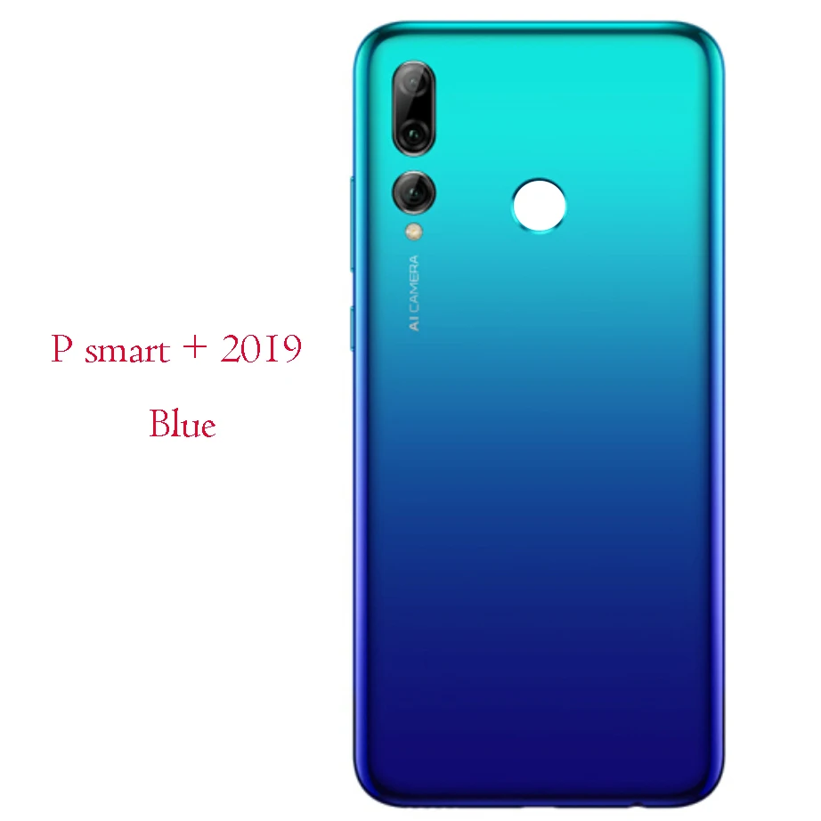 6,2" для huawei P Smart, задняя крышка, задняя крышка, корпус, передняя панель, для huawei P Smart - Цвет: blue   Smart plus
