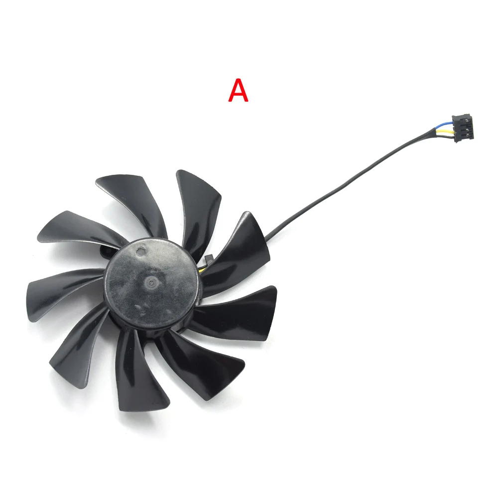 Firstd 85 мм FD9015U12S 4Pin DC 12 В Вентилятор охлаждения Замена для XFX HD7950 HD 7970 7950 Dual-X Видеокарта кулер вентилятор - Цвет лезвия: A FD9015U12S