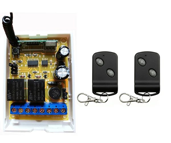 DC12V DC24V 2CH реле Беспроводной дистанционного Управление переключатель приемник