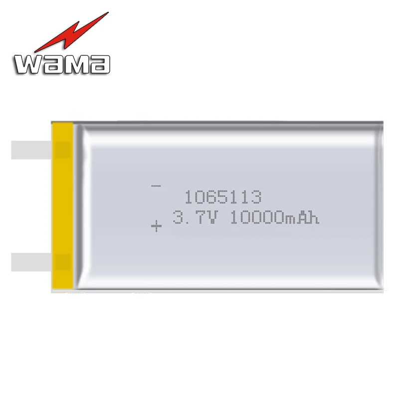 

2x Wama 1165113 Real 10000mAh Li-ion 3.7V Rechargeable Battery Lithium Polymer Mobile Backup Power Bank Digital Products Tablet