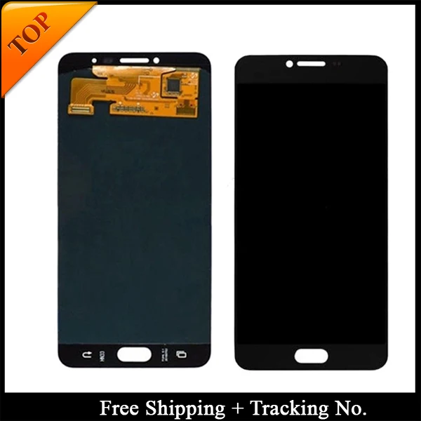100% протестированный Super AMOLED для Samsung C7 LCD Galaxy C7000 ЖК-экран сенсорный дигитайзер в