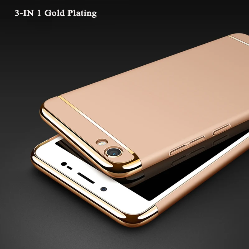 Роскошный чехол с золотым покрытием для BBK Vivo Y51 Y53 Y55 Y66 Y67 Y69 Y71 Y75 Y79 Y83 Y85
