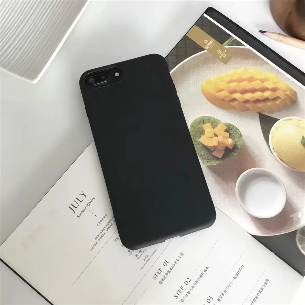 Мягкий силиконовый чехол из ТПУ в Корейском стиле для девочек iPhone 5 5S SE 6 S 7 8 Plus X 10