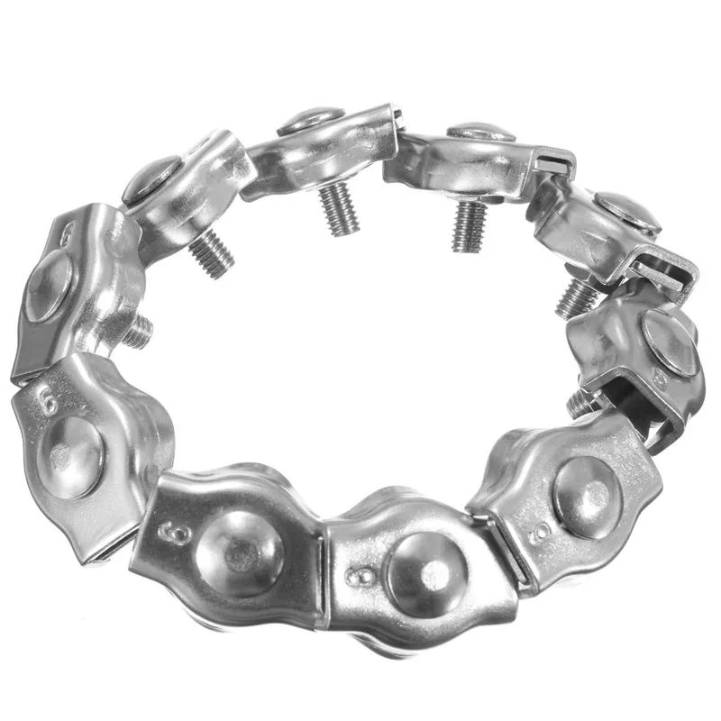 

10 шт. зажим 316 Проволочный Трос из нержавеющей стали простой захват M2 кабельные зажимы Скоба 2 мм Стандартный популярный