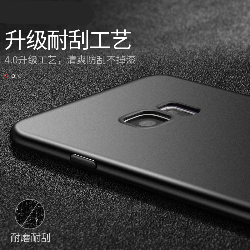Роскошный Матовый Мягкий силиконовый чехол YKSPACE из ТПУ для Samsung Galaxy S6 S7 Edge S8 S9 Plus Note