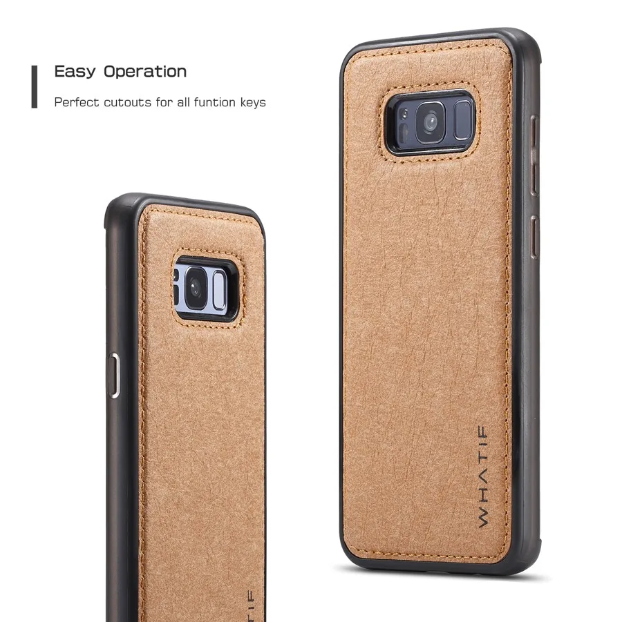 Водонепроницаемый Kraft Бумага чехол для samsung Galaxy S8 плюс задняя крышка телефон