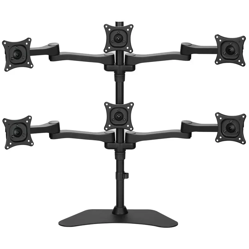 Aluminum Alloy 13-24&quot 6 Screen LCD TV Mount Monitor Holder Table Stand Ball Joint Rotating Bracket ML1006 | Электроника