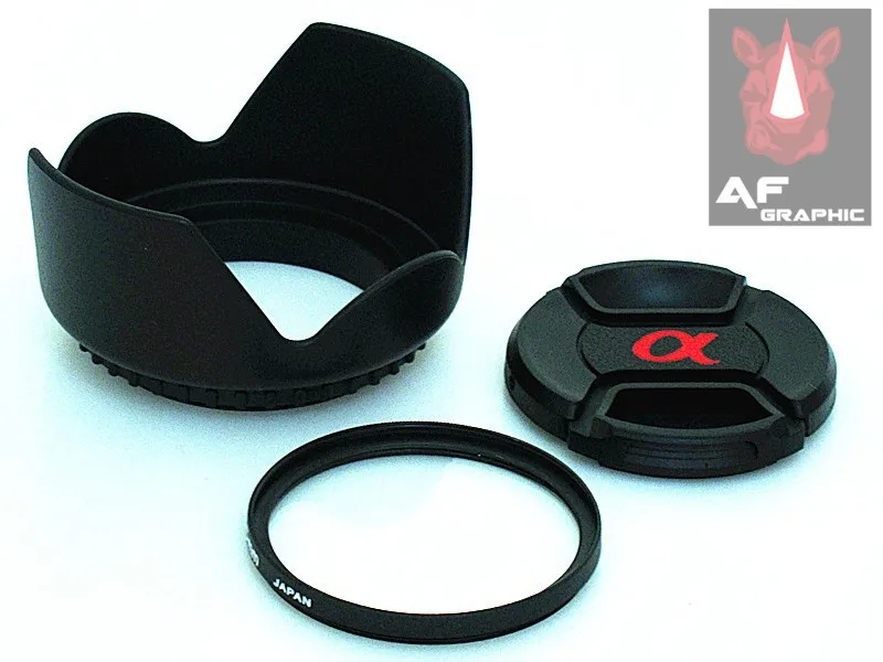 FK19 Lens Hood + Cap UV Filter for Sony DSC-HX300 HX300 DSC-HX400V HX400V Digital Camera | Электроника