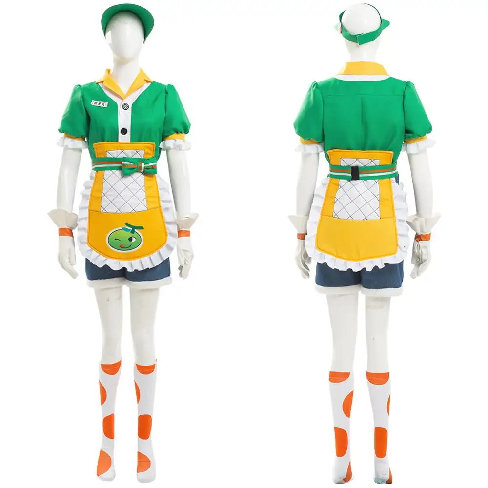 

Костюм для косплея OW Mei Honeydew Skin, полный комплект для взрослых унисекс, костюмы на заказ для Хэллоуина, карнавала Вечерние