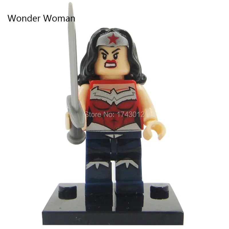 30 шт. Супер Герои чудо-женщина Бэтмен Харли Куинн кирпичи собрать модель