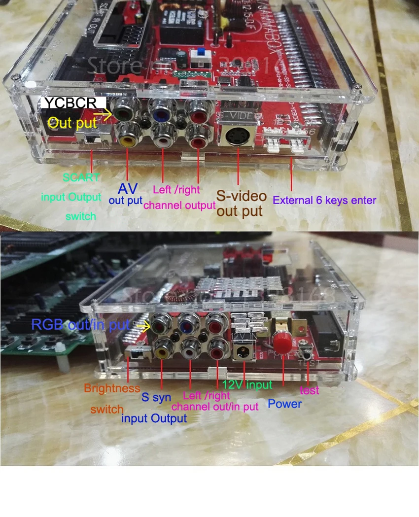 JAMMA коробка Конвертер доска в SNK SS геймпад Saturn DB15P Joypad с SCART выходом для любого JAMMA PCB IGS Pandora BOX материнская плата