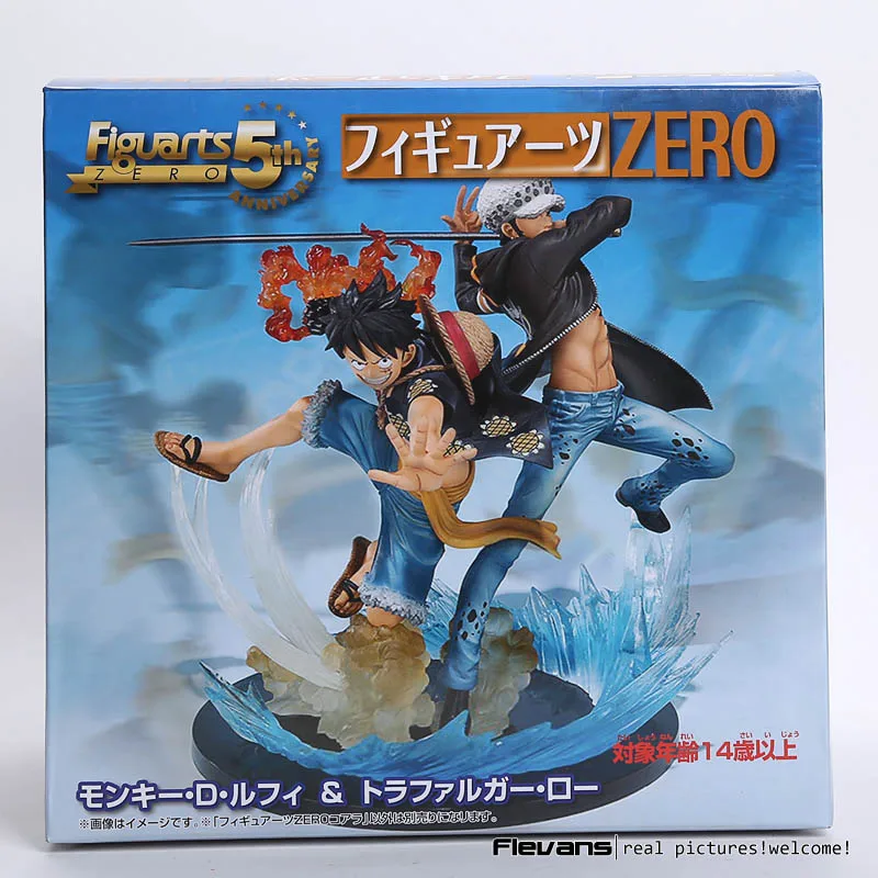 Аниме One Piece Luffy VS Trafalgar Law 5-я годовщина ПВХ фигурка Коллекционная модель игрушки 16