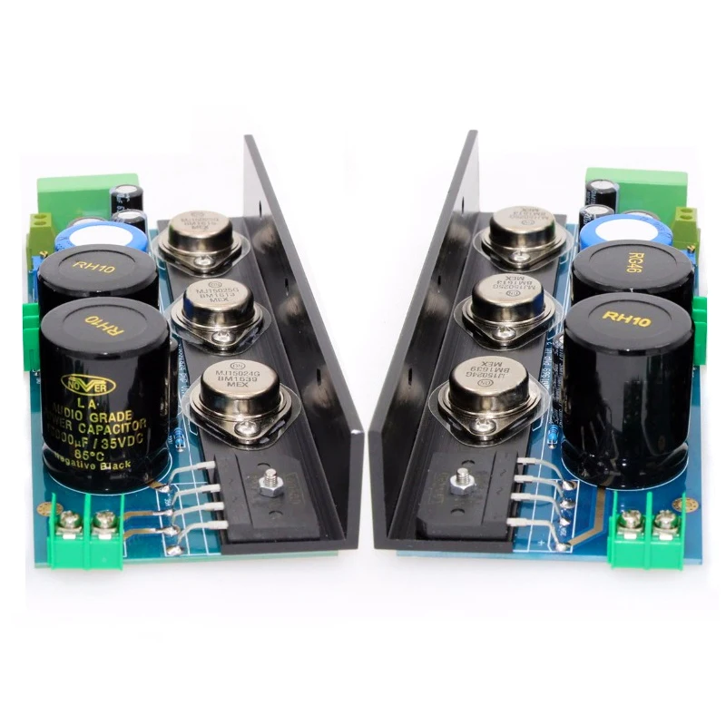 hi end 1969 усилитель мощности класса А из 4 шт MJ15025 2 шт MJ15024 hddiy комплекты завершенная плата с радиатором