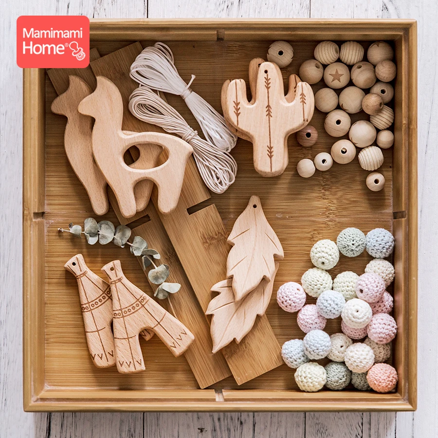 1 шт. Детские деревянный Прорезыватель соски пустышки цепь кулон для малышей с