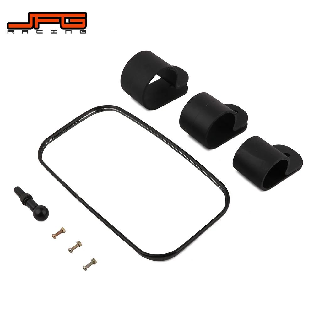 Motorcycle 55MM 45MM 35MM Black Rearview Mirrors Rear View Mirror For Polaris RZR 800 900 Ranger XP 700 Arctic Cat UTV | Автомобили и