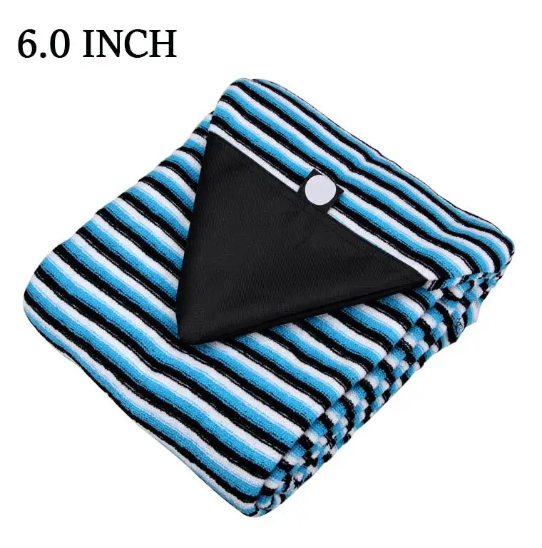 Blue White Black 6.0 Носки для серфинга Qick-сухой Чехол для серфинга защитный чехол для хранения в полоску 6,0 ''/6,3''/6,6 ''/7'' принадлежности для серфинга - Цвет: Blue White Black 6.0