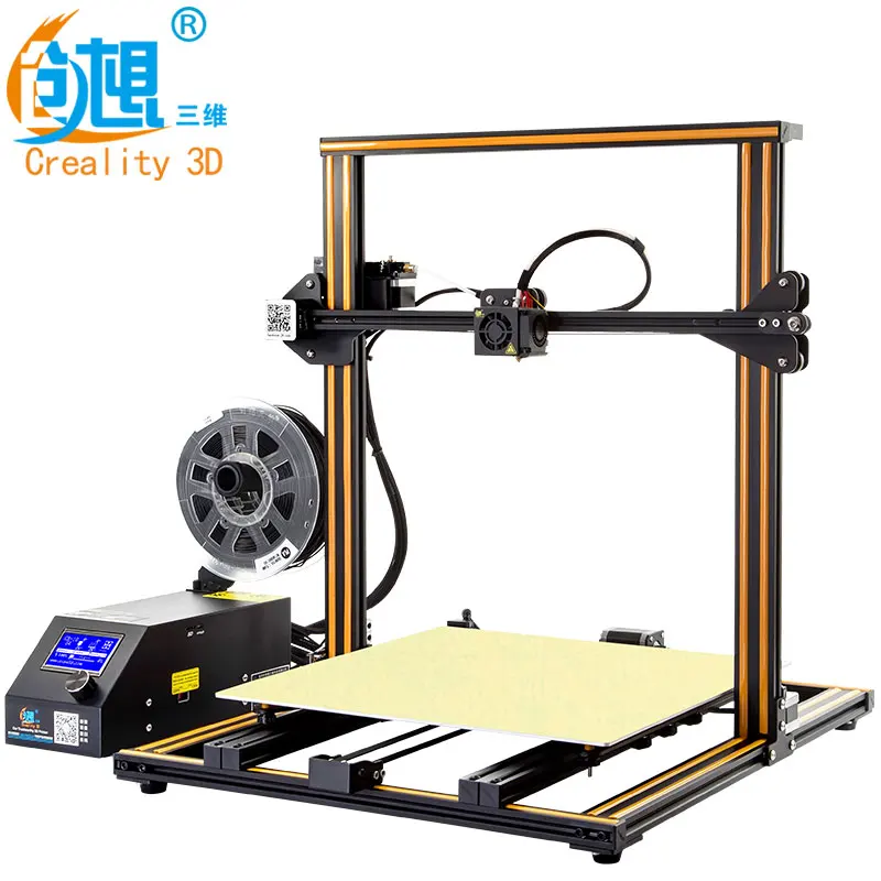 2018 CREALITY 3D принтеры обновления CR 10 S4 широкоформатной печати Размеры 400*400*400 мм