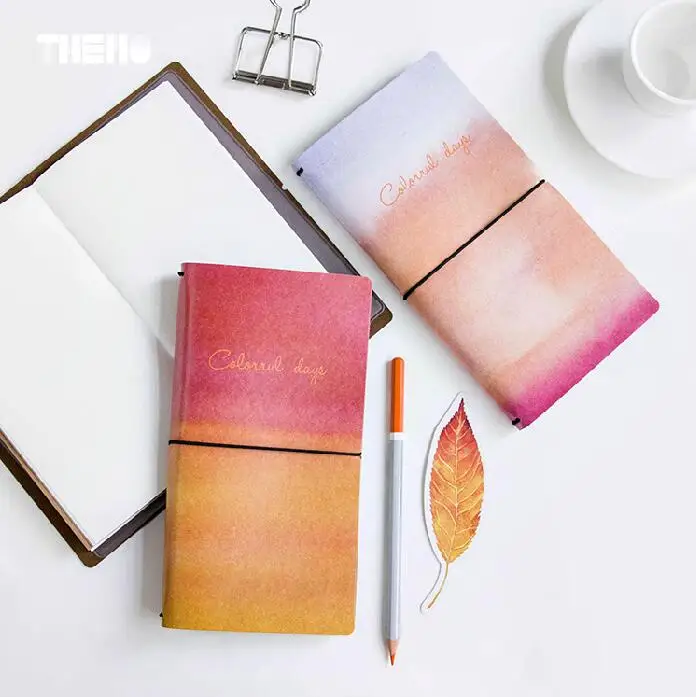 8 шт/лот креативный красочный день из искусственной кожи чехол для планировщика