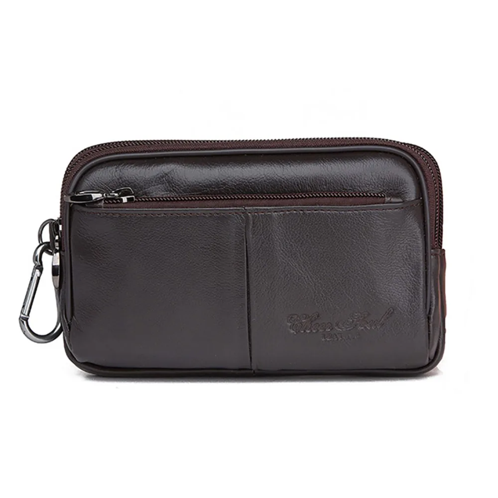 Повседневный деловой клатч из натуральной кожи для мужчин чехол сотового