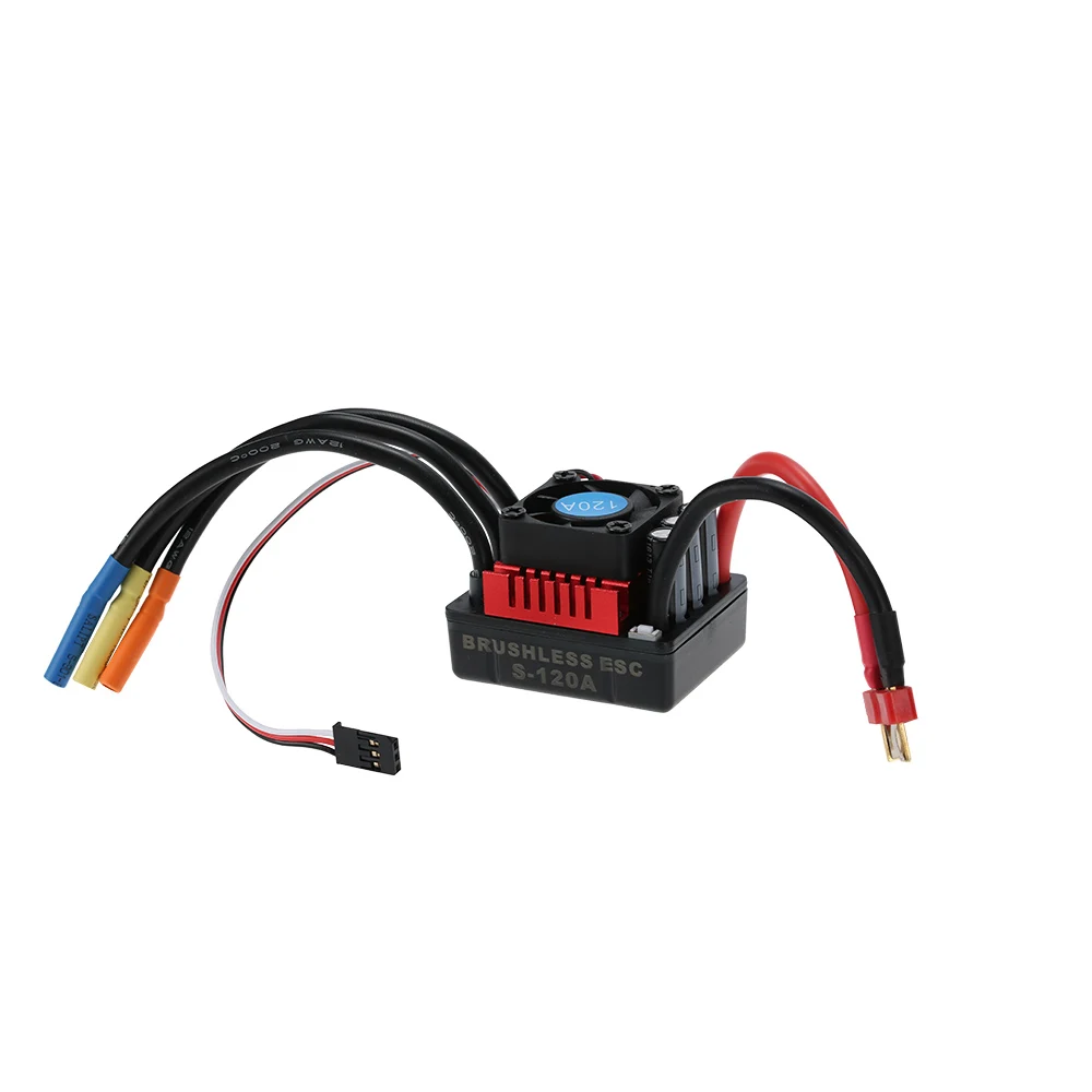 GoolRC S- 120A 80A бесщеточный ESC электрический регулятор скорости с 6 1 V/3A SBEC для 1/8 RC