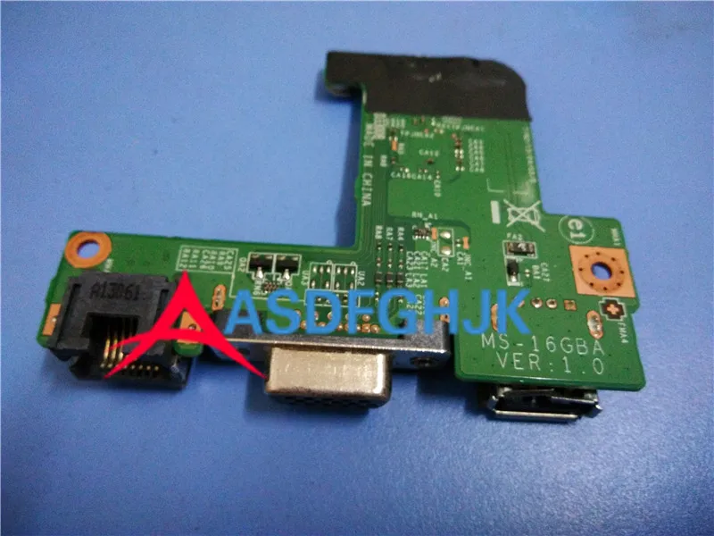 Оригинал для MSI Cx61 серии cr60 плата Ethernet с портом USB VGA Ms-16gba полностью протестирована