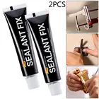 Новинка, 2 шт., 6 г, водонепроницаемый стеклянный клей, полимерный металлический клей, герметик, быстро сохнет, водонепроницаемый клей для стекла, полимерный металл