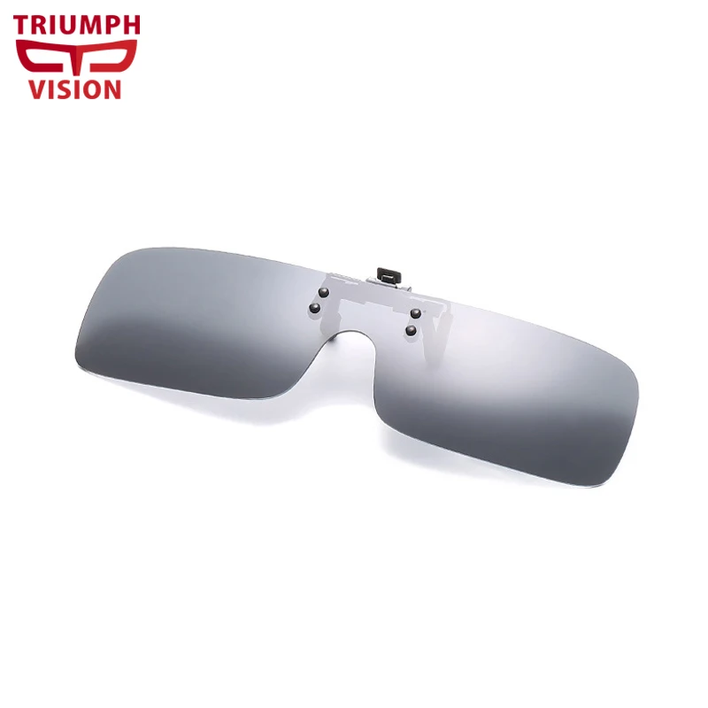 Солнцезащитные очки TRIUMPH VISION с клипсой для близорукости поляризационные линзы HD