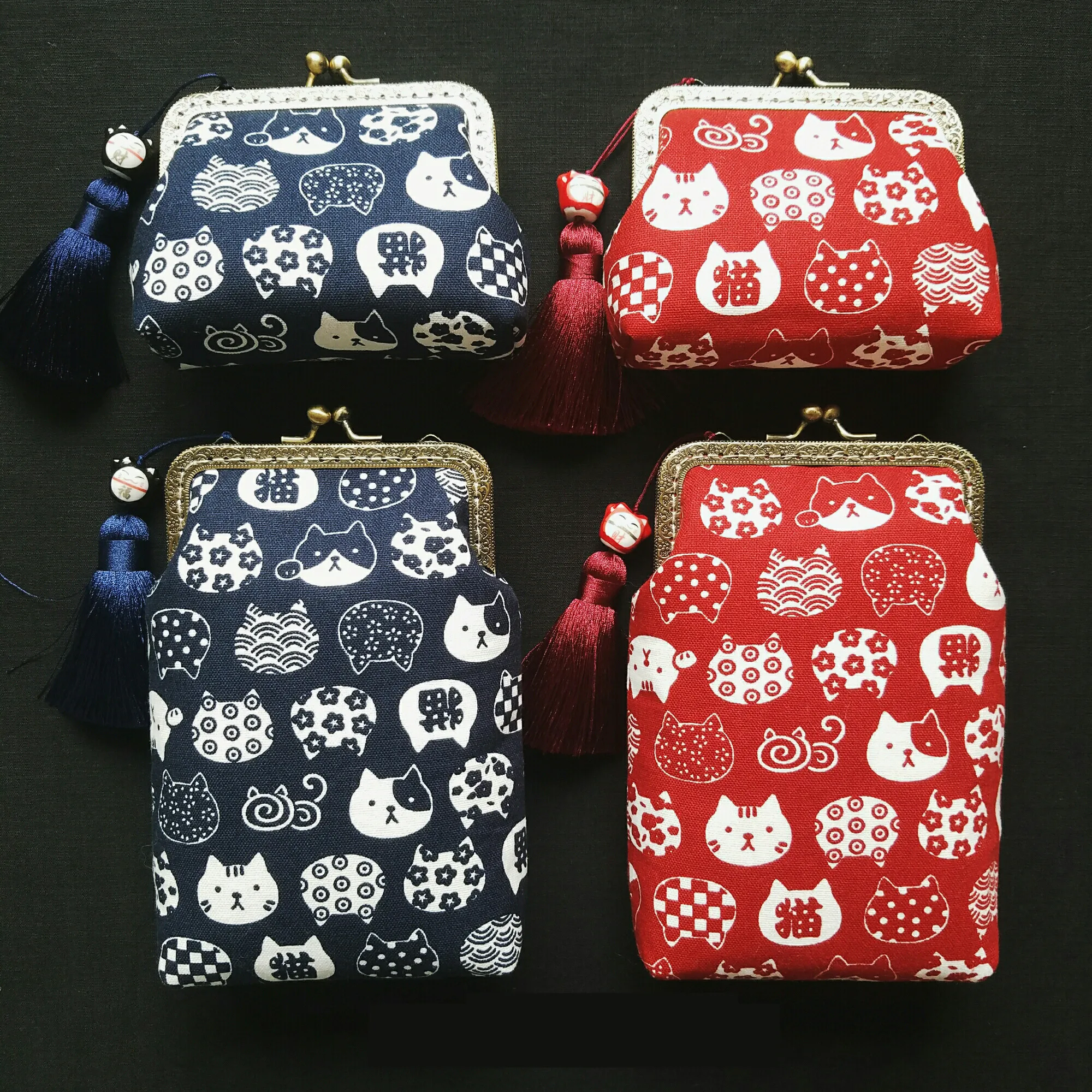 Профессиональный DIY ремесла материал пакет для женщин Maneki Neko Katzen Мобильный