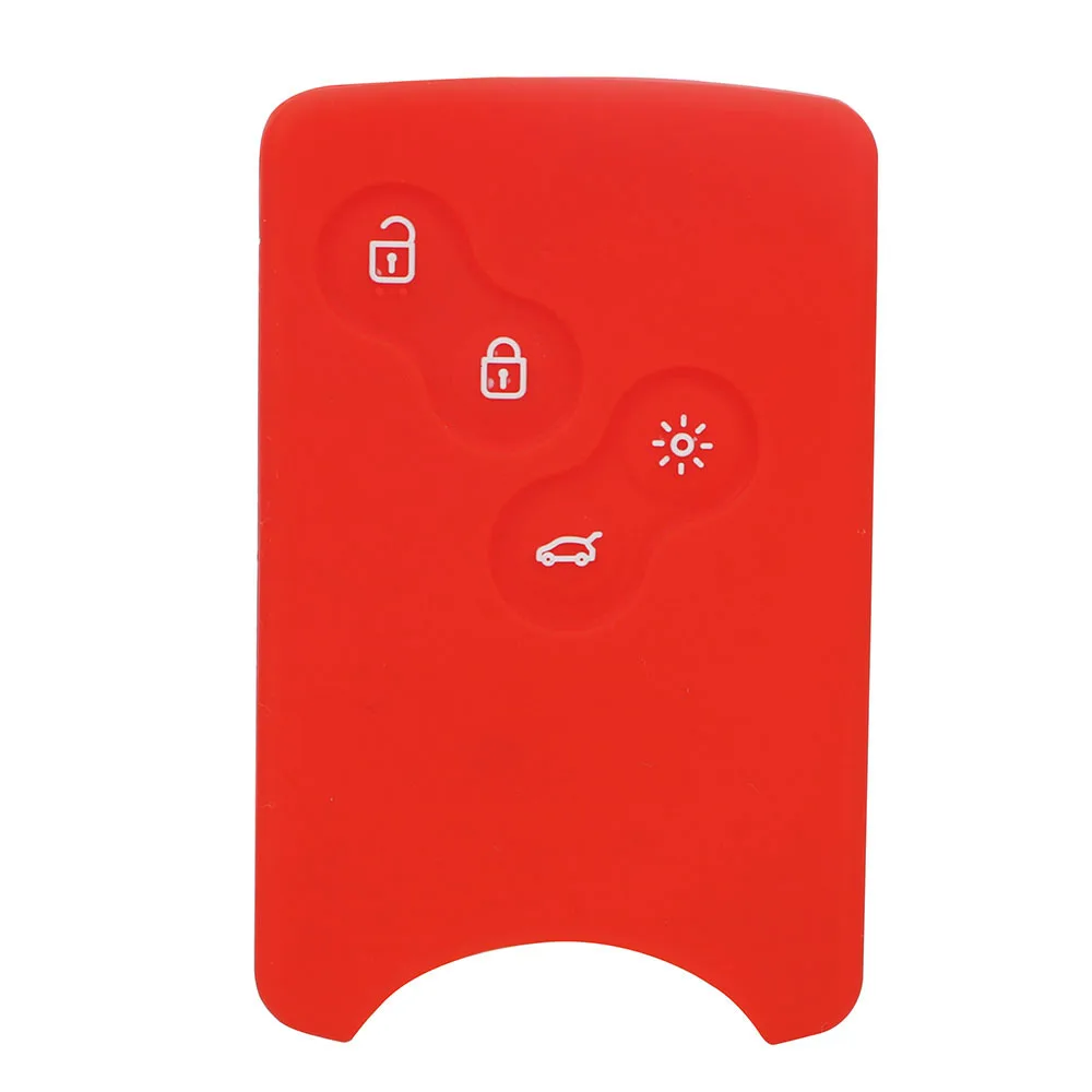 LEEPEE 4 кнопочный силиконовый чехол для автомобильного ключа Renault Clio Logan Megane 2 3 Koleos