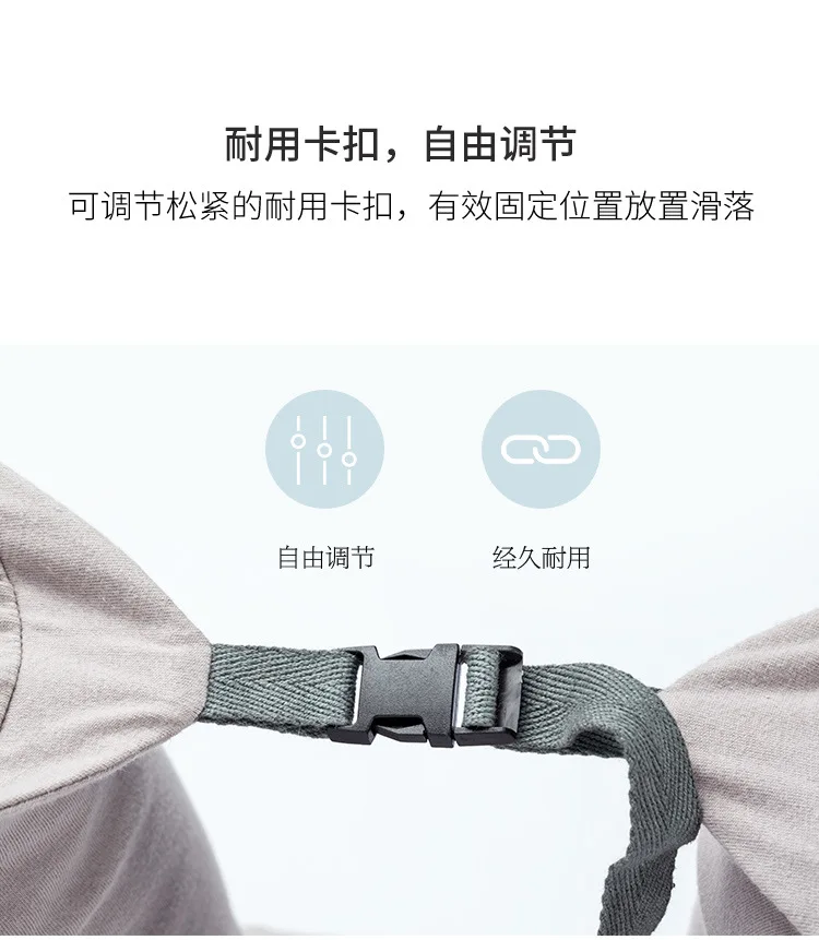 Xiaomi Jordan& Judy u-образная подушка для шеи, для офиса, дома, поясная подушка, подушка для спины, регулируемая эластичная пряжка, u-образная подушка