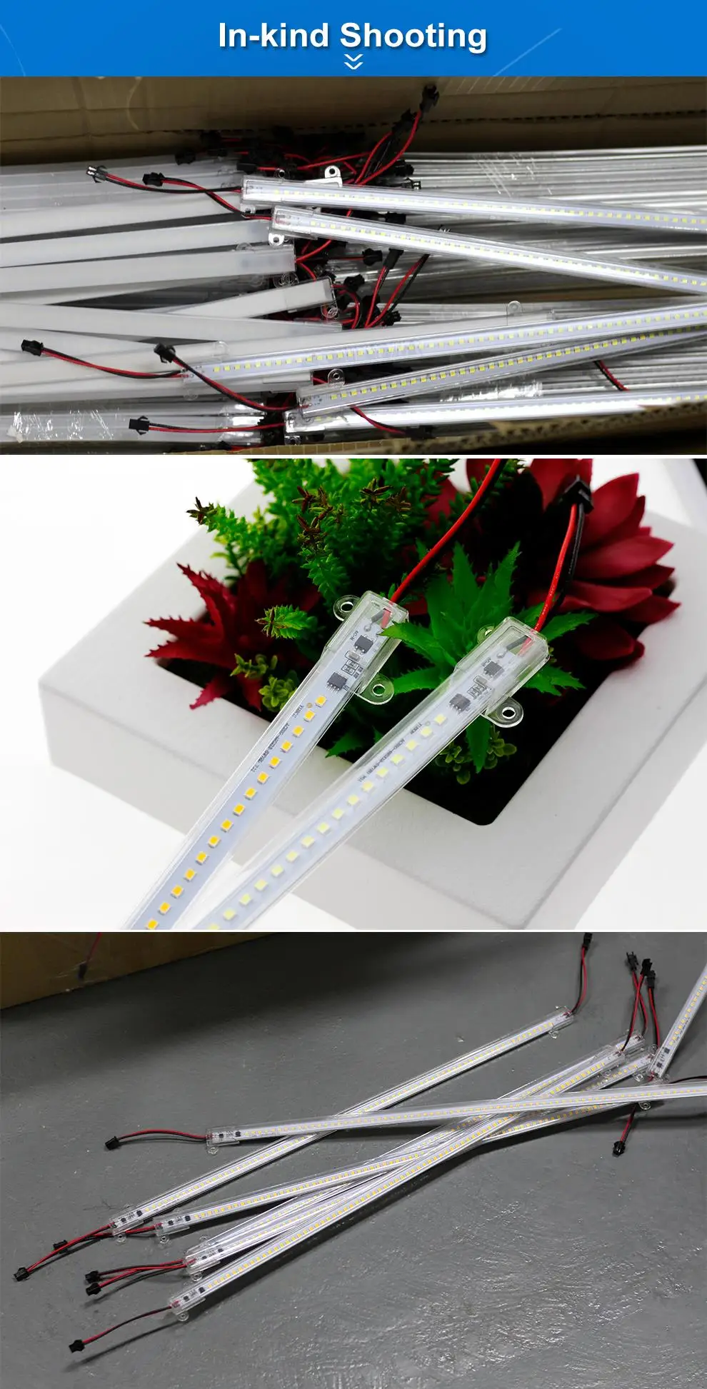 5 шт./лот светодиодный барный свет AC220V 2835 SMD светодиодный светильник 50 см 72 светодиодный s молочный/прозрачный чехол высокая яркость кухонная лампа для шкафа