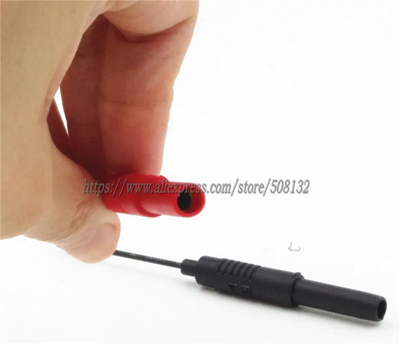 Изолированный 4 мм Игла для пирсинга банана тестовый зонд острый наконечник