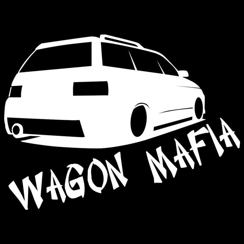 CK2284#15*20см наклейки на авто Wagon Mafia водонепроницаемые машину наклейка для