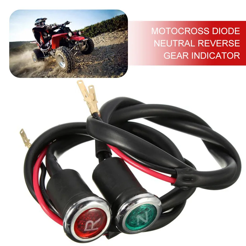 12 V нейтральная передача сигнальная лампа мотоцикла фонарь заднего хода свет
